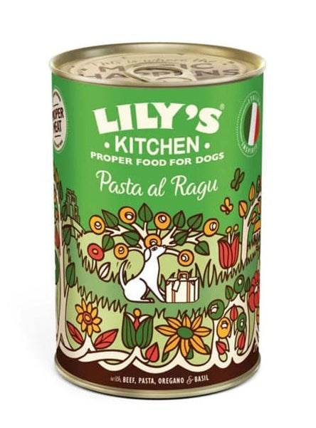 Lily’s Kitchen Dog Pasta Al Ragu 400gr With Beef