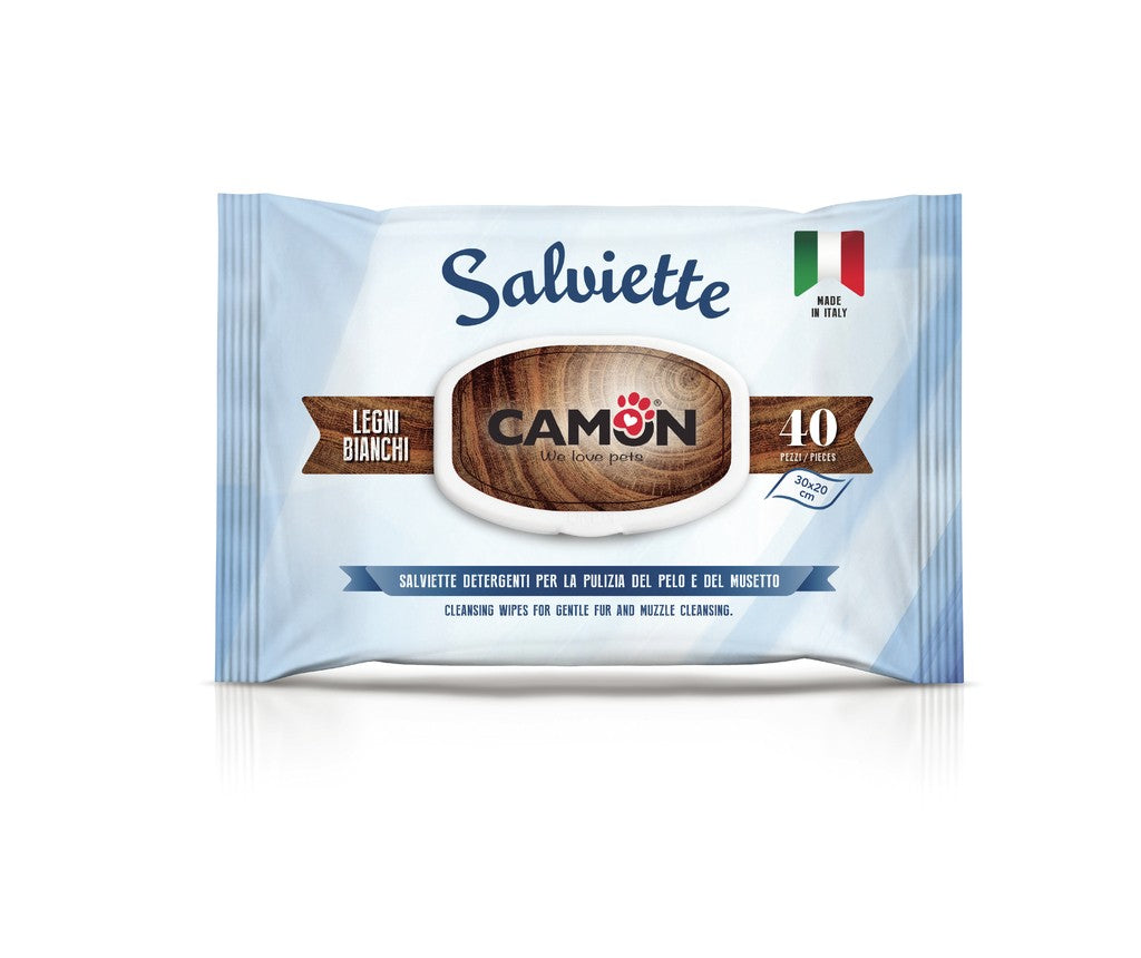 Toalhetes de Limpeza fragrância a Madeiras Brancas Camon