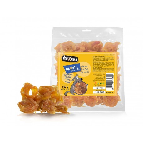 Snack Natural Soft Chicken Rings Galinha 500g Hau&Miau