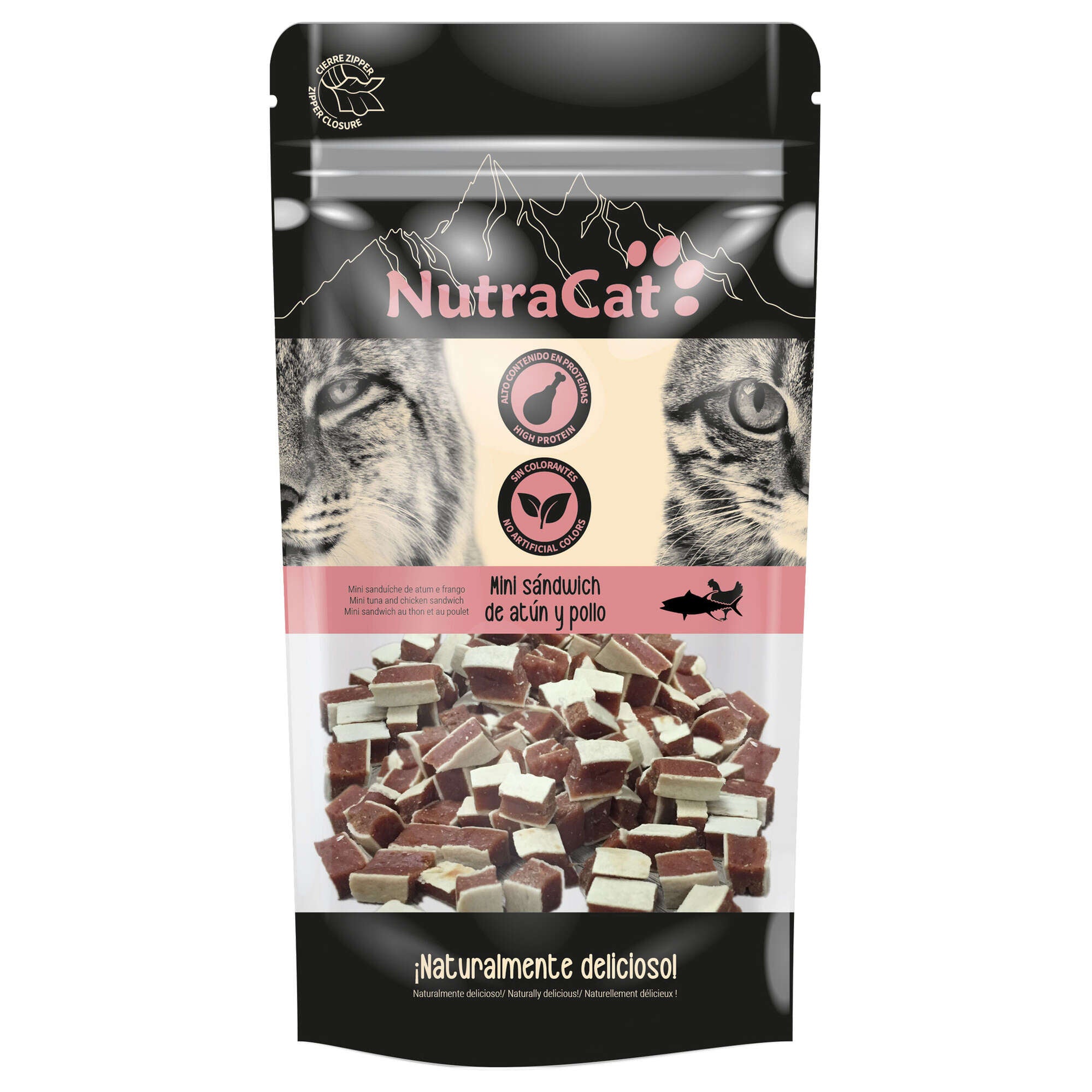 NutraCat Biscoitos Mini Atum e Frango 30g
