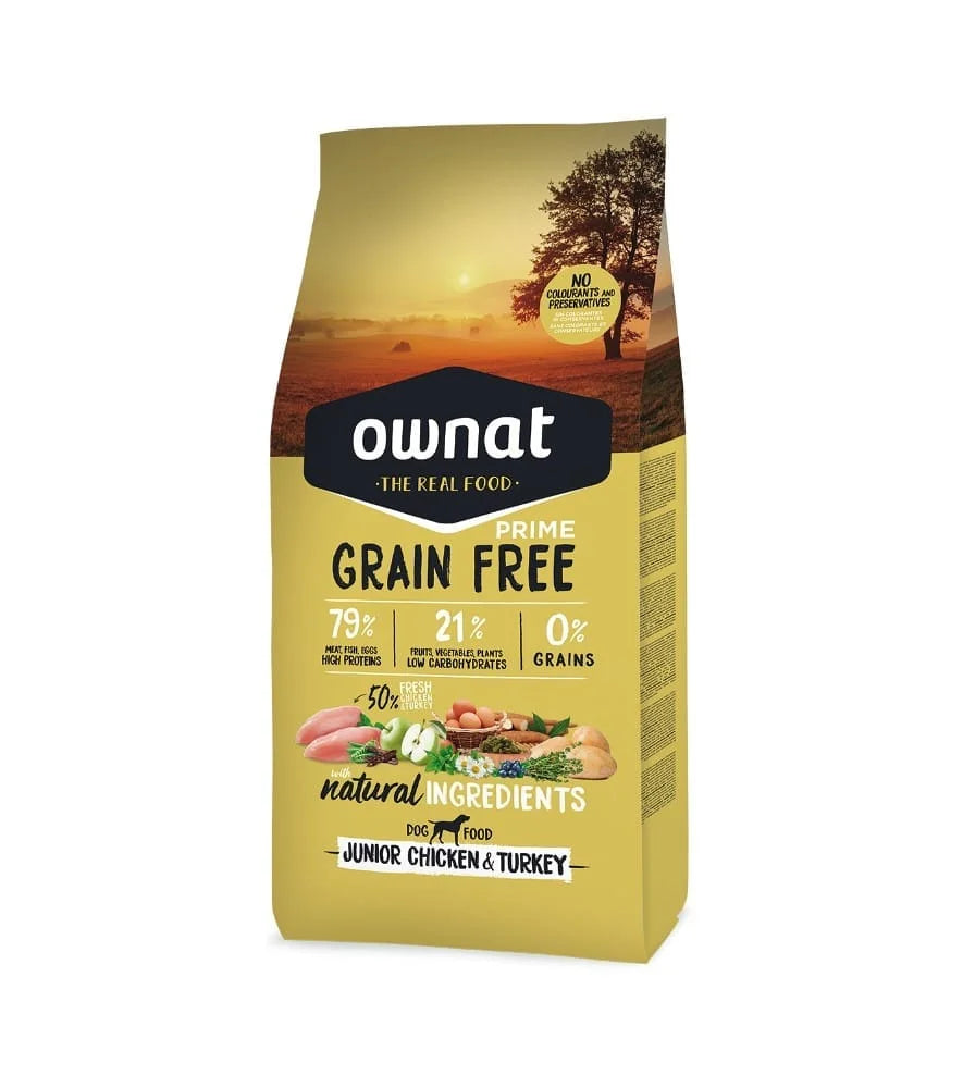 Ownat Grain Free Prime Junior Chicken 12Kg