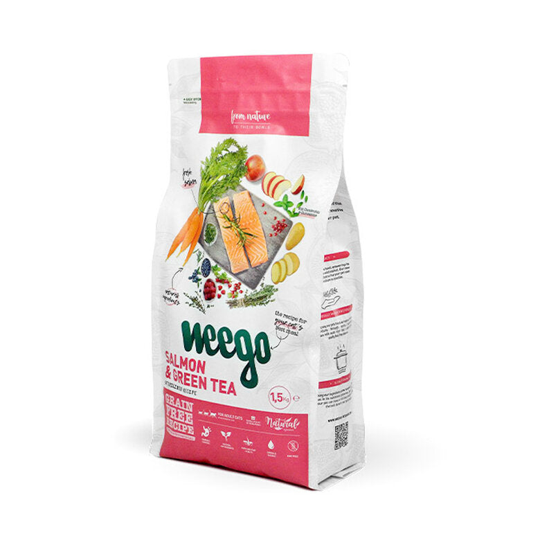 Alimento para perros Weego Sanmon y té verde