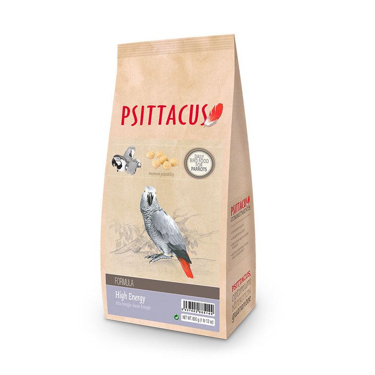 Psittacus Alimento Fórmula Alta Energia 800gr