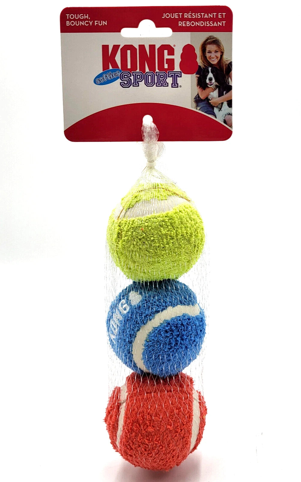 Kong Sports Softies 3 Balls Assorted