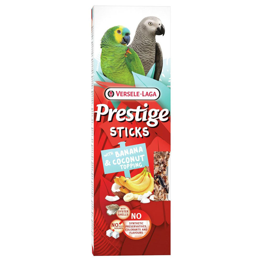Barritas Prestige Papagaios Coco e Banana2 Unidades