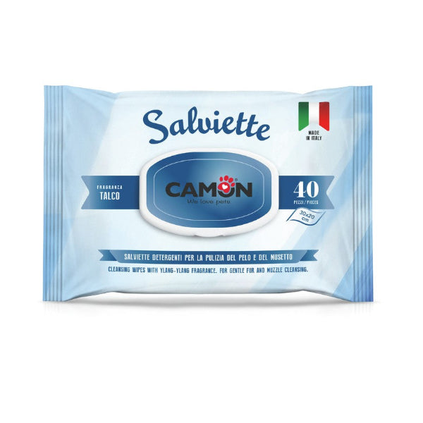 Toalhetes de limpeza com fragrância Baby Powder Camon
