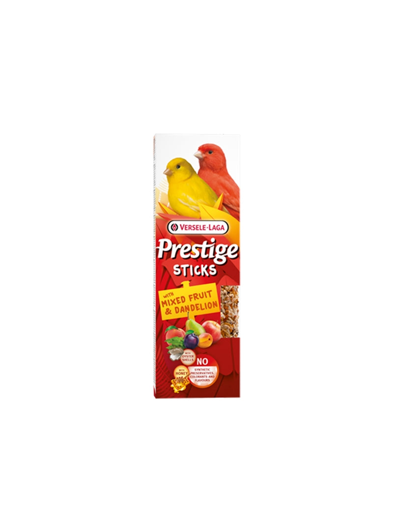 Barritas Prestige Canarios Frutas e Dente de Leão 2 Unidades